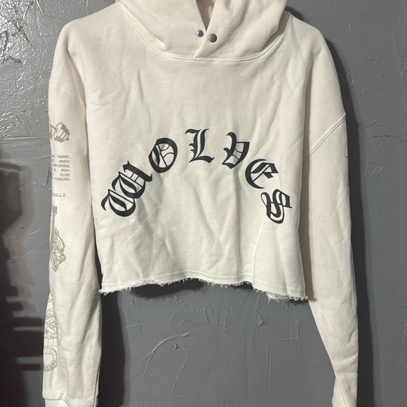 Darc Sport Tops - Darc Sport White Wolves Hoodie x DragonBallZ